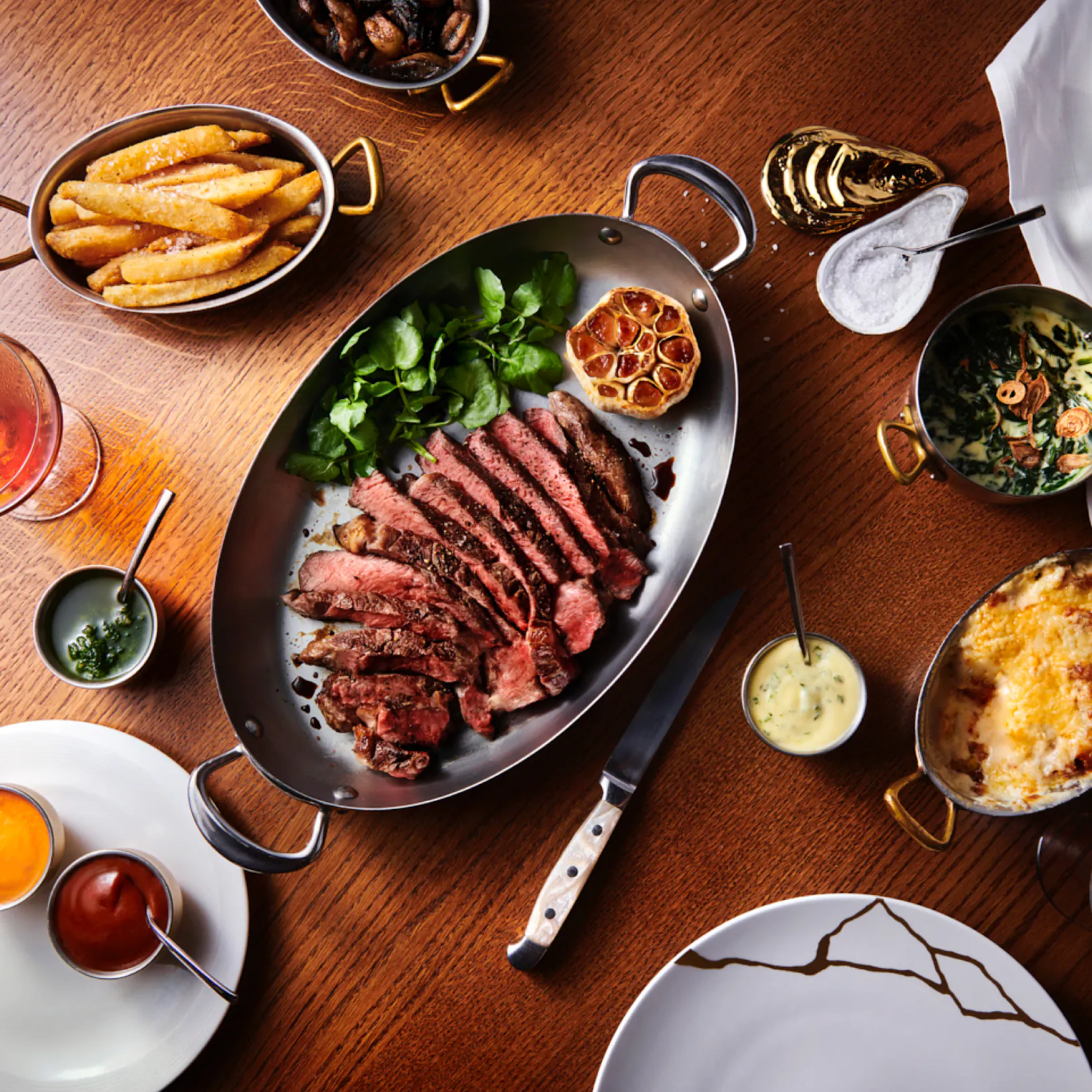 Take a break from the action to recharge at any of Scarlet Lady's many restaurants