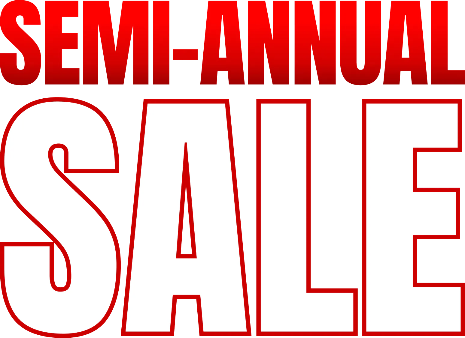 Semi-Annual Sale