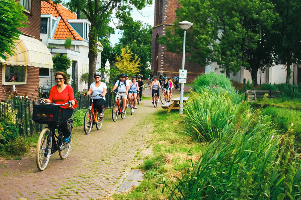 Biking through Waterland with Ferry Crossing