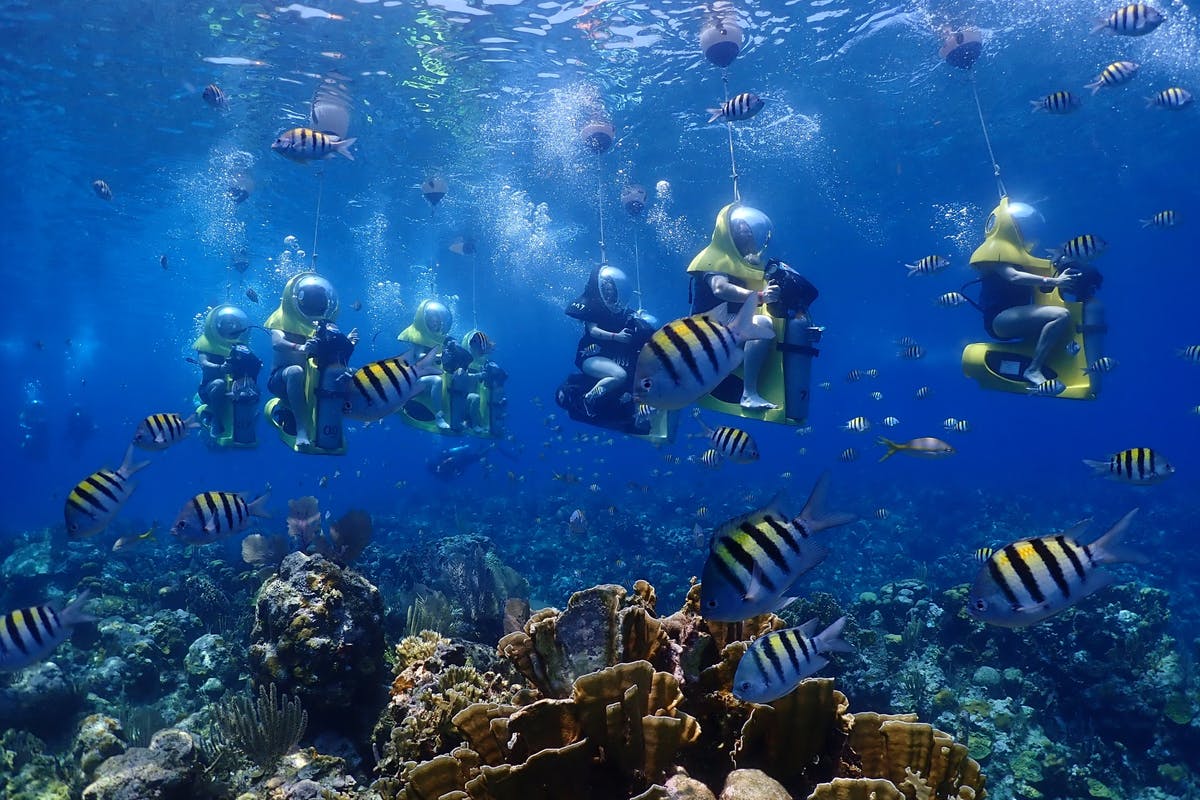 B.O.S.S. Underwater Motor Scooter Adventure