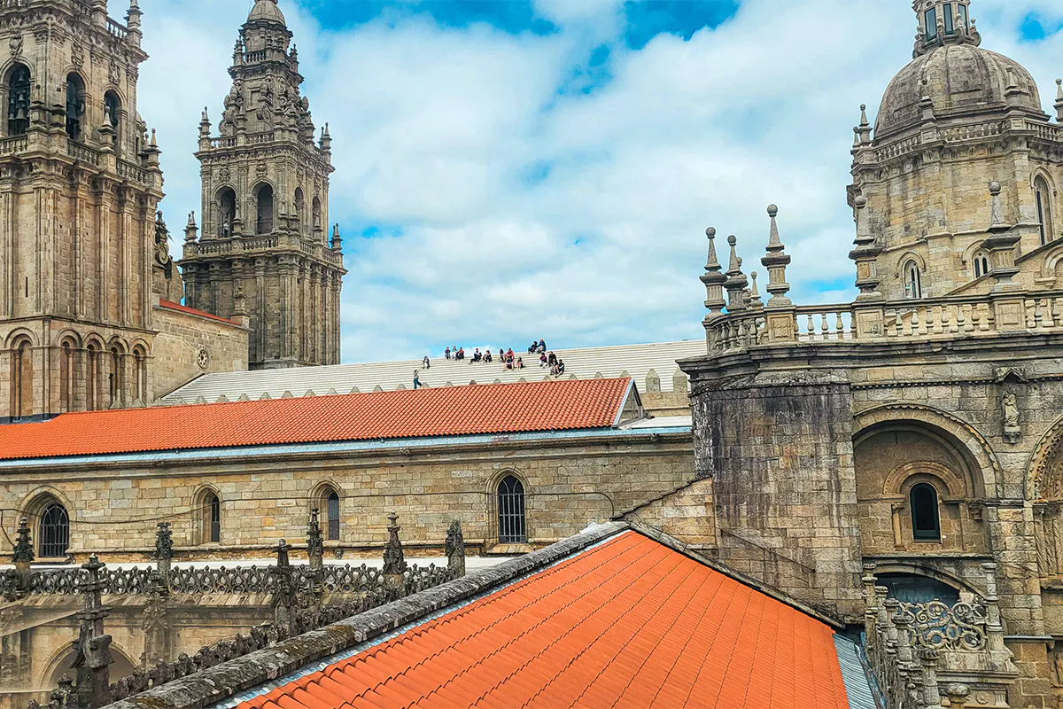 Cathedral Rooftops in Santiago de Compostela