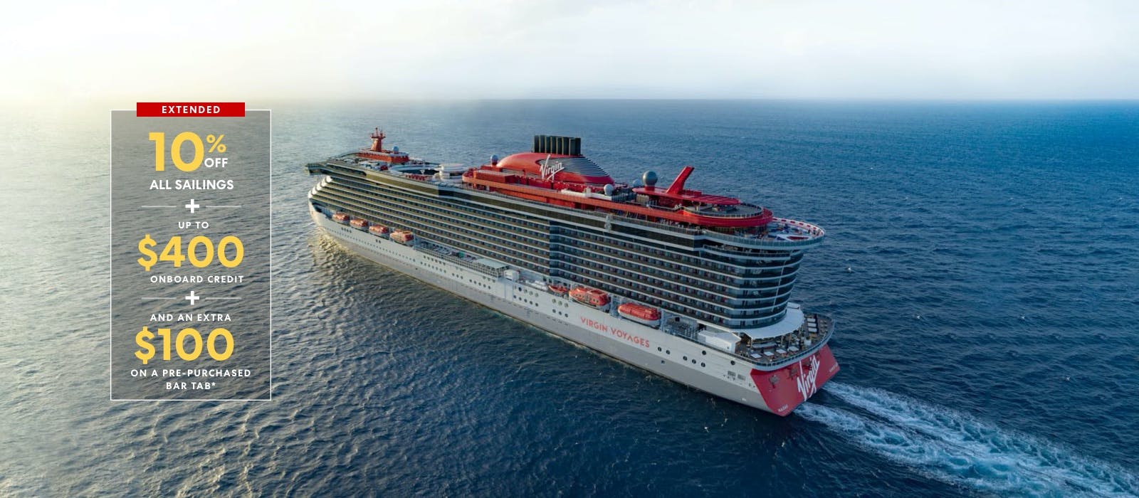 Wave Extension Sail Offer; Virgin Voyages 2021 Cruise Deals