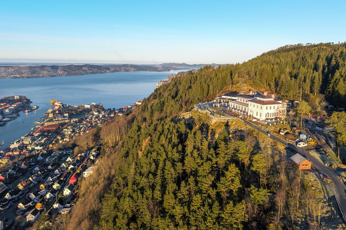 Hike Along Mount Fløyen
