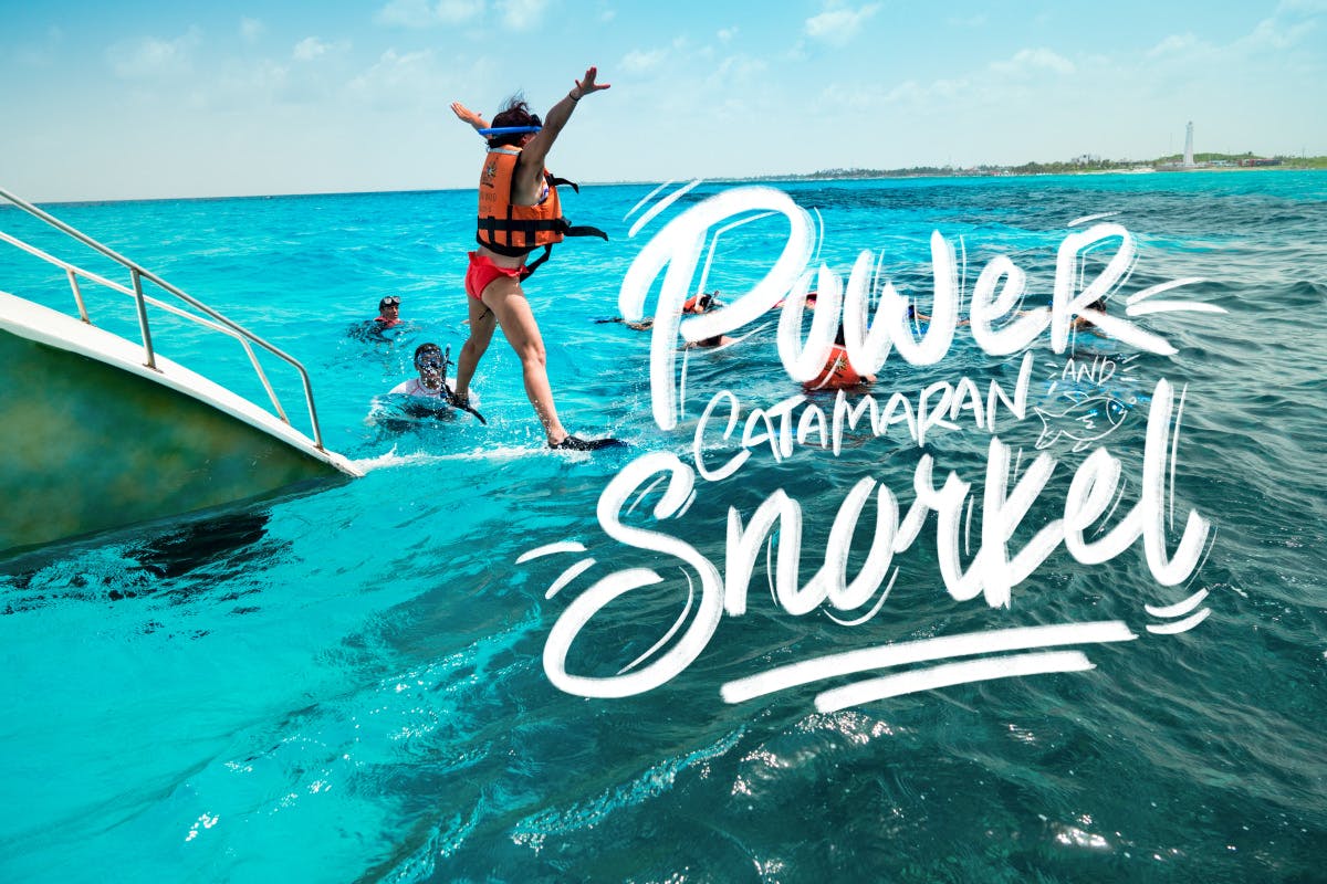 Power Catamaran and Snorkel Adventure