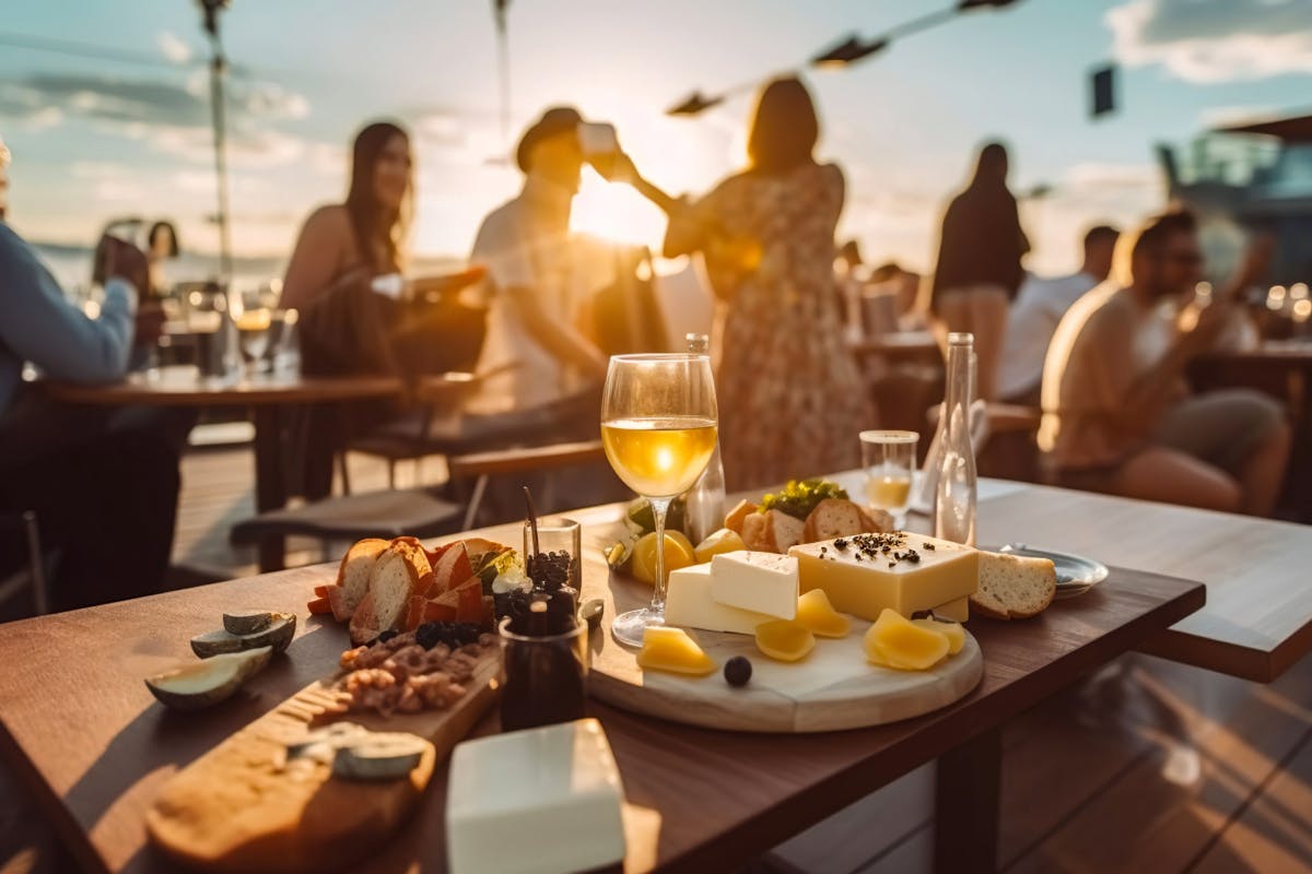 Pair Beach Vibes with Wine & Cheese