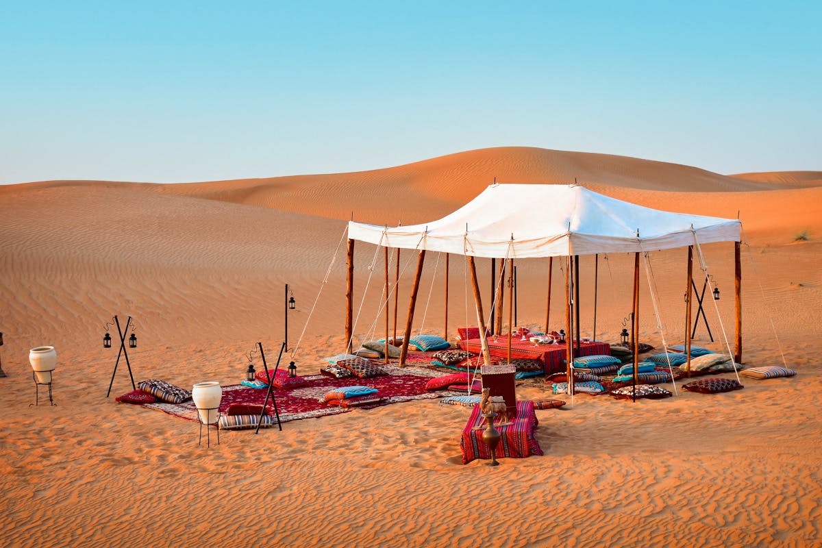 Dune Safari Drinks in the Dubai Desert