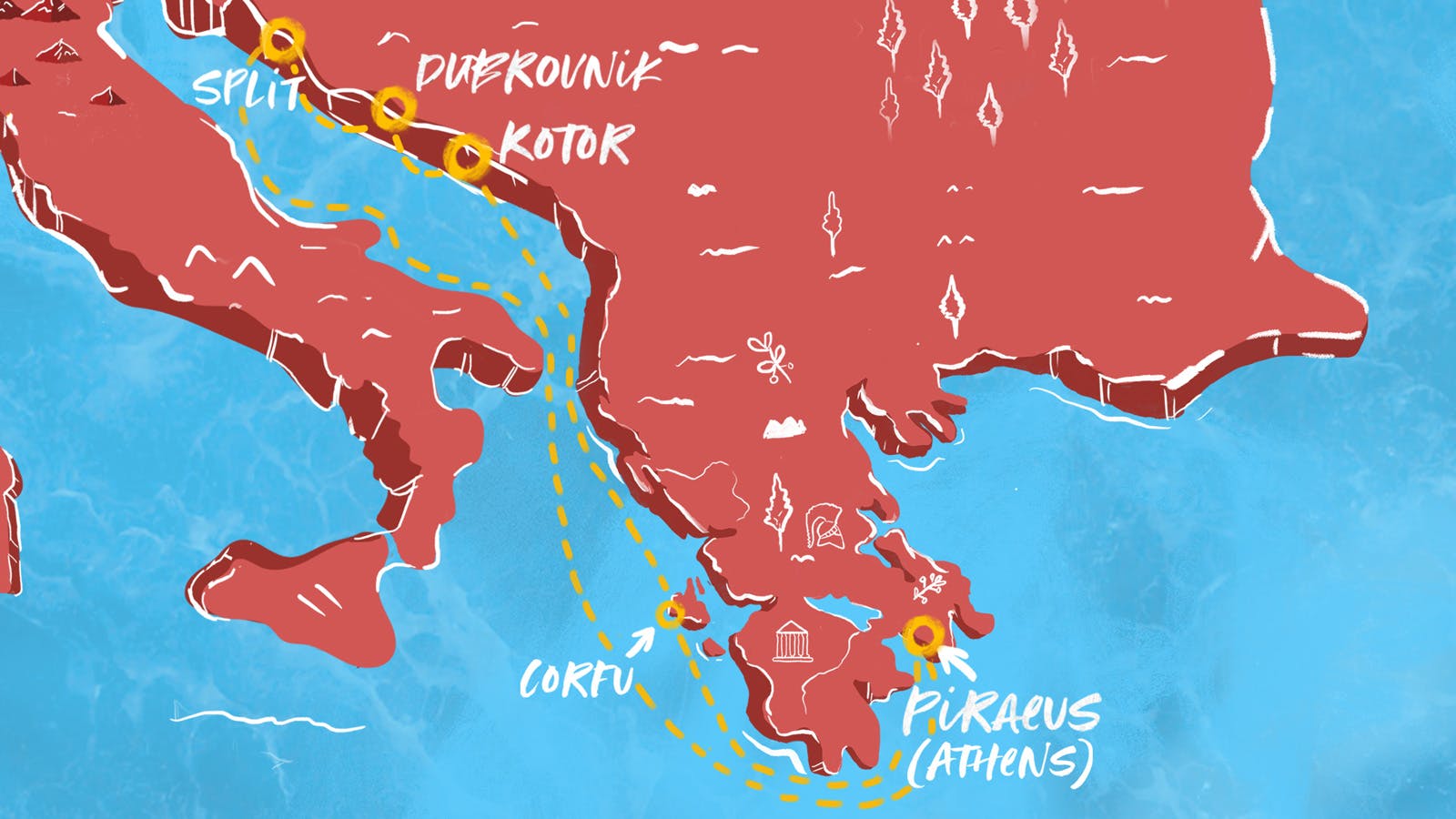 Adriatic Sea Map