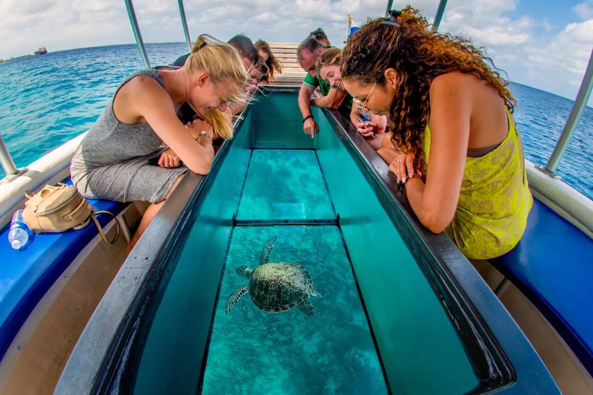 Bonaire Glass Bottom Boat Tour