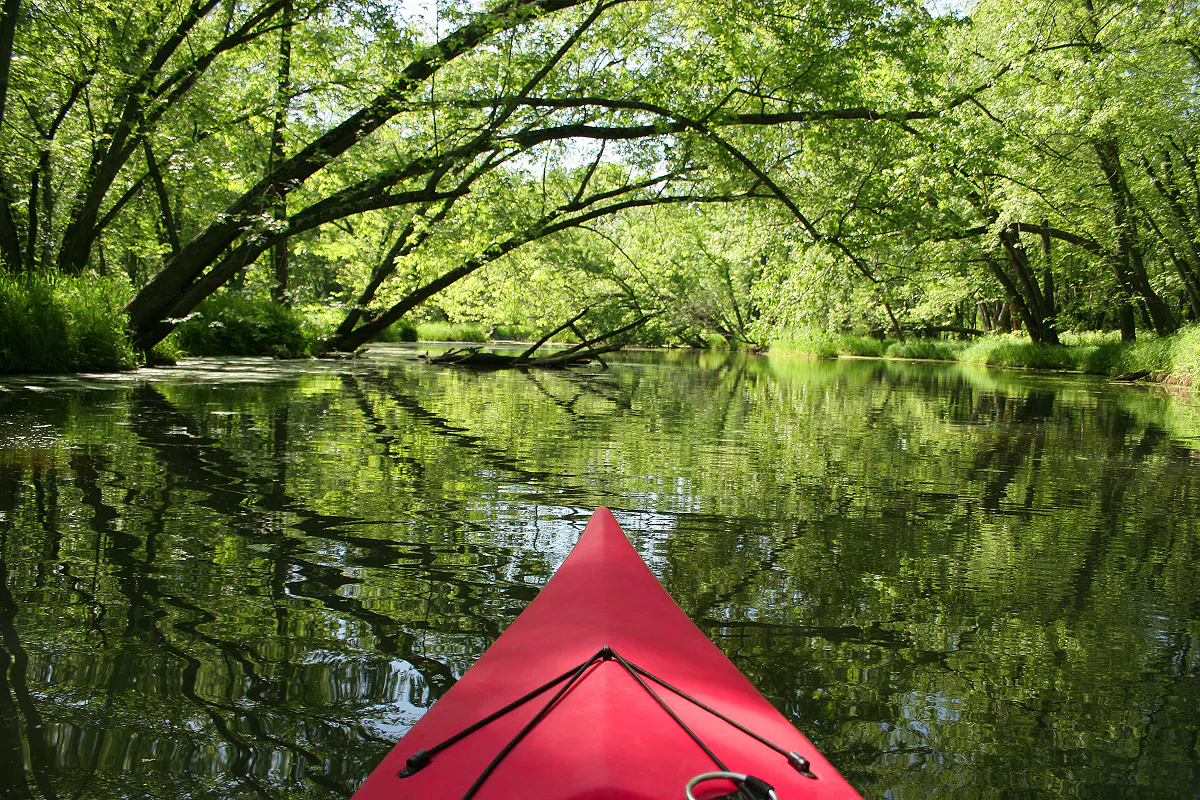 Kayak on the Kennebecasis River