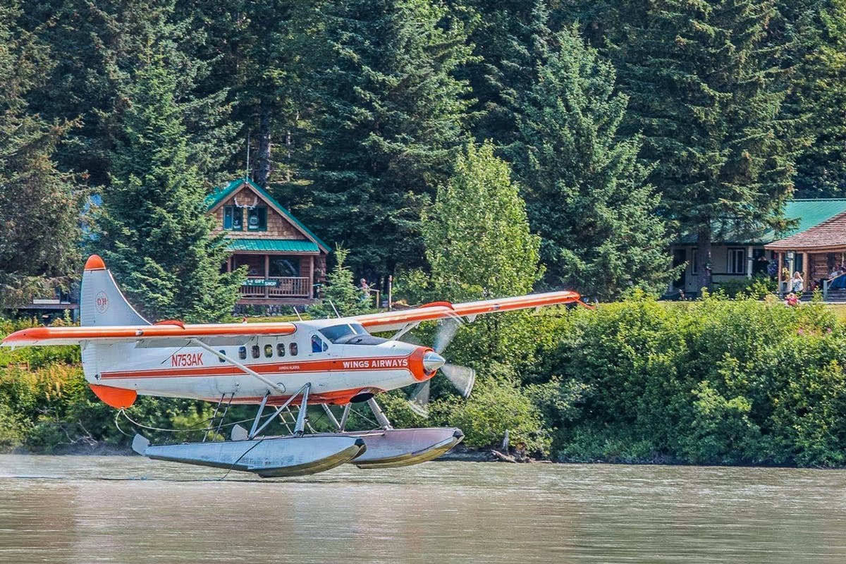Seaplane Adventure to Feast at Taku Lodge