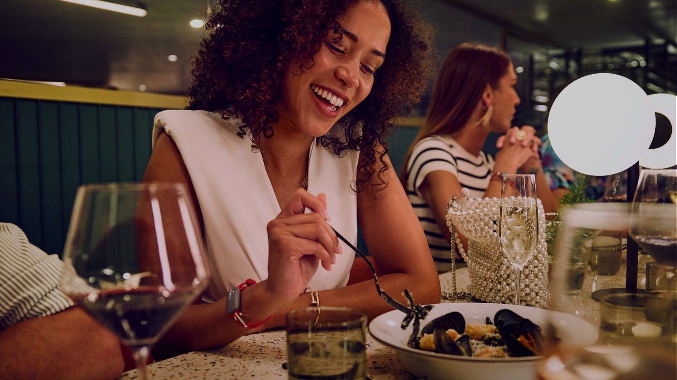 Dining at Extra Virgin