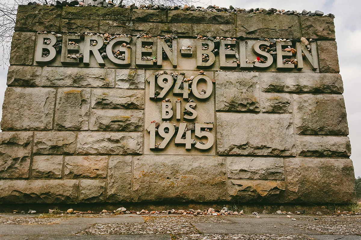 In Memory of Anne Frank - Bergen Belsen