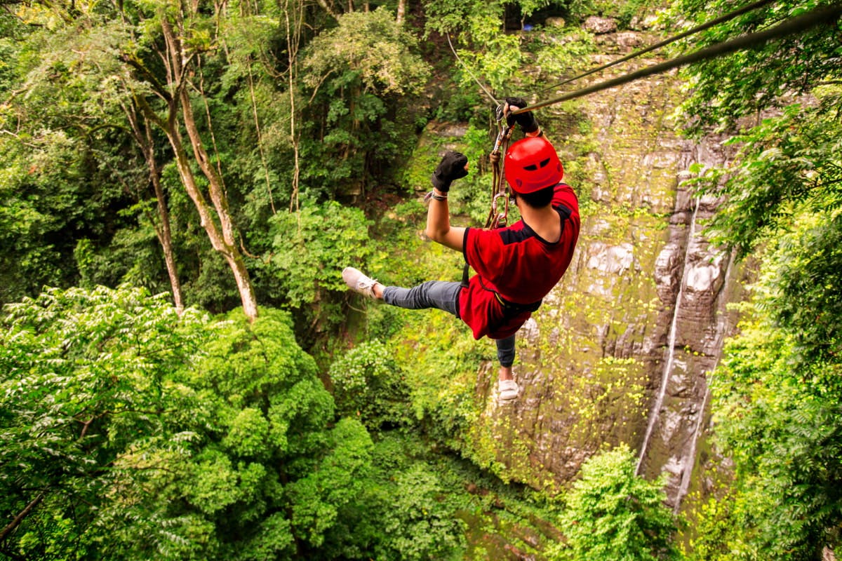 Flying Zipline Thai Massage and Lunch