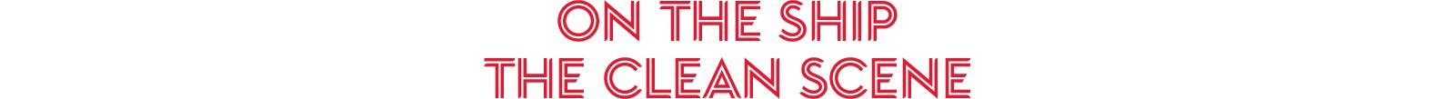 On the ship - the clean scene text